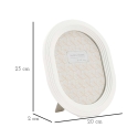 Oornice ovale moderna per foto da appoggio 25x20cm Ovally Catalogo