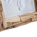 Cornice per foto rettangolare da appoggio in legno 26x32cm Nature Sconti