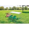 Set tavolo valigia e 4 sgabelli pieghevoli da campeggio Pic-Quick Offerta