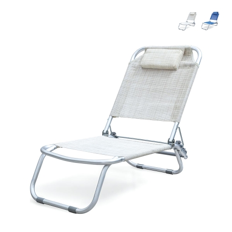 Spiaggina mare pieghevole con cuscino in alluminio Grecia Promozione