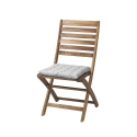 Cuscino per sedie da esterno imbottito idrorepellente 50x45cm Omari Catalogo