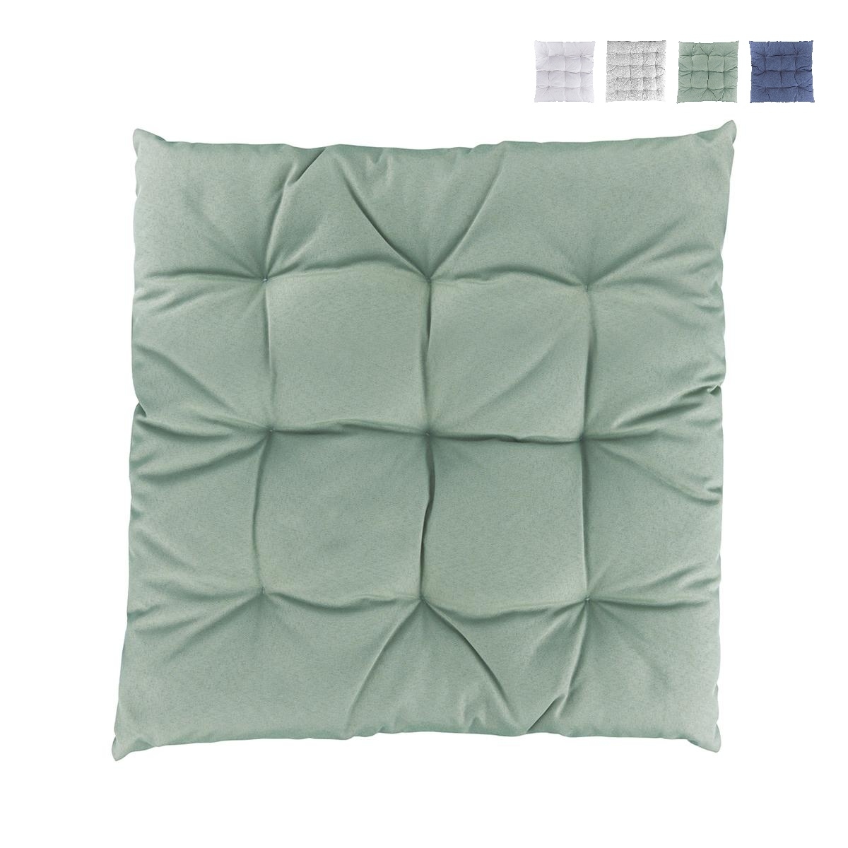 Cuscino per sedie da esterno imbottito idrorepellente 50x45cm Omari