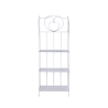Scaffale 4 ripiani richiudibile in ferro 60,5x28xh.167cm bianco Ravun Offerta