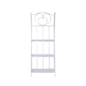Scaffale 4 ripiani richiudibile in ferro 60,5x28xh.167cm bianco Ravun Catalogo