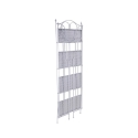 Scaffale 4 ripiani richiudibile in ferro 60,5x28xh.167cm bianco Ravun Stock