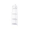 Angoliera 4 ripiani richiudibile in ferro 49x33xh.167cm bianco Alba Promozione
