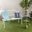 Angoliera 3 ripiani richiudibile in ferro 49x33xh.127cm bianco Veska Vendita