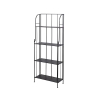 Scaffale da esterno 4 ripiani in ferro battuto richiudibile Durak Stock