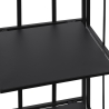 Scaffale da esterno slim 4 ripiani in ferro battuto richiudibile Nuvia Scelta