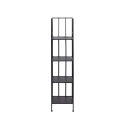 Scaffale da esterno slim 4 ripiani in ferro battuto richiudibile Nuvia Sconti