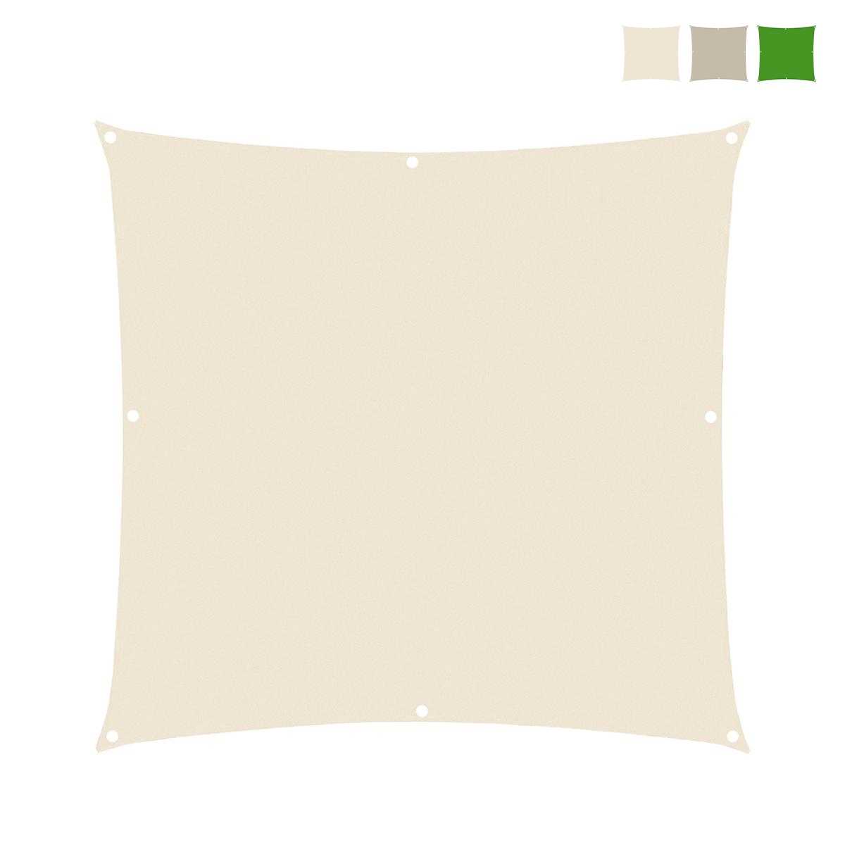 Vela ombreggiante quadrata 3x3 m Virek