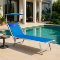 Stock 20 Lettini spiaggia mare prendisole in alluminio Santorini Saldi