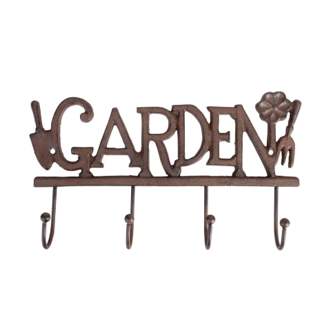 Appendino in ghisa da parete con 4 ganci Garden Promozione