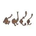 Set 4 appendini in ghisa da parete assortiti stile classico Promozione