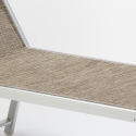 Lettino spiaggia mare prendisole in alluminio Santorini Limited Edition Prezzo