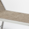 Lettino spiaggia mare prendisole in alluminio Santorini Limited Edition Prezzo