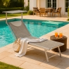 Lettino spiaggia mare prendisole in alluminio Santorini Limited Edition Saldi