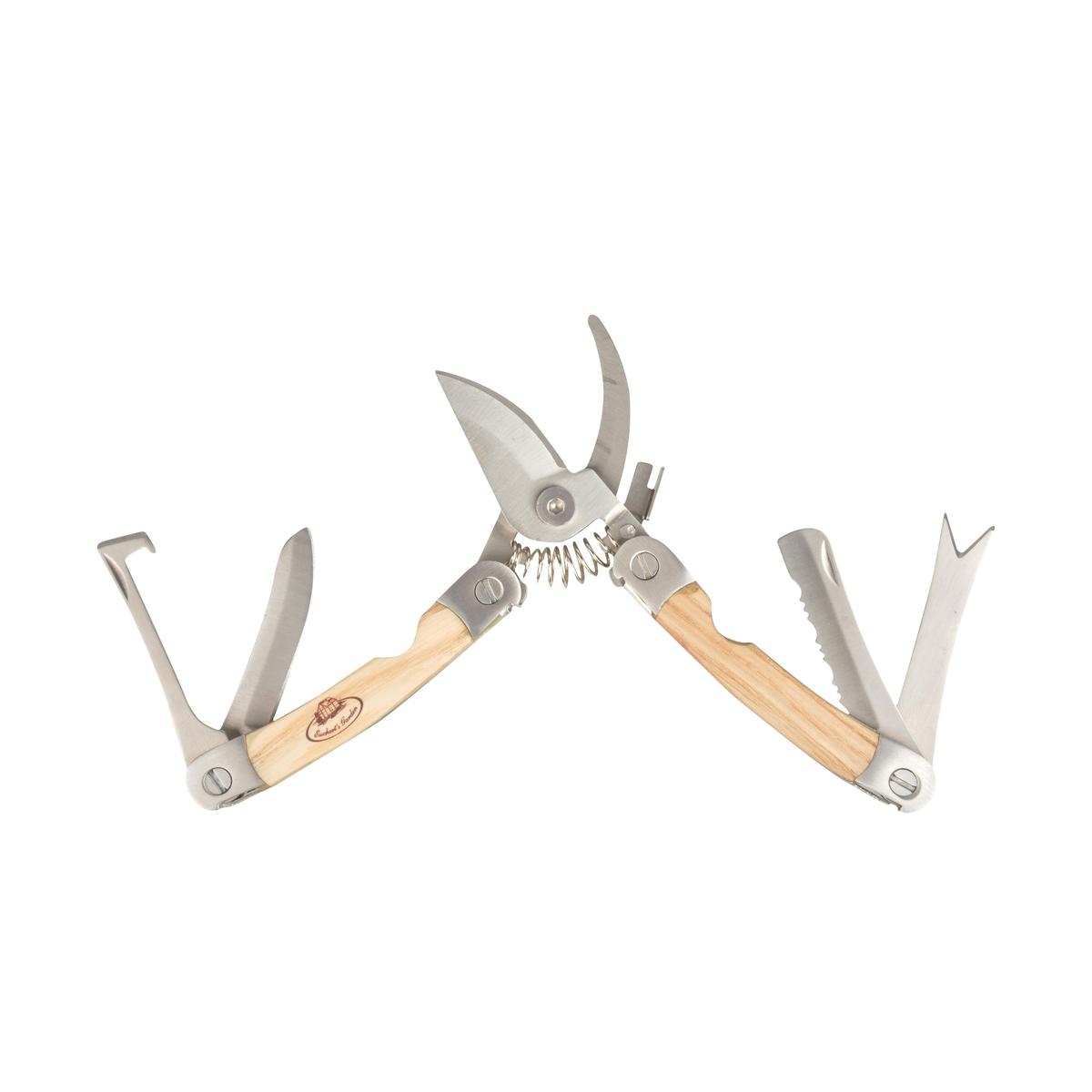 Attrezzo da giardino multiuso cesoia in acciaio e legno Promozione Attrezzo da giardino multiuso cesoia in acciaio e legno Promozione