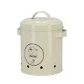 Barattolo vintage porta cipolle in latta forata con coperchio Promozione