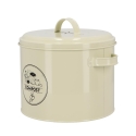 Barattolo vintage in latta per compost con filtro carbone attivi Saldi