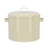 Barattolo vintage in latta per compost con filtro carbone attivi Stock