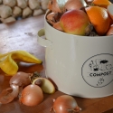 Barattolo vintage in latta per compost con filtro carbone attivi Prezzo