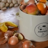 Barattolo vintage in latta per compost con filtro carbone attivi Prezzo