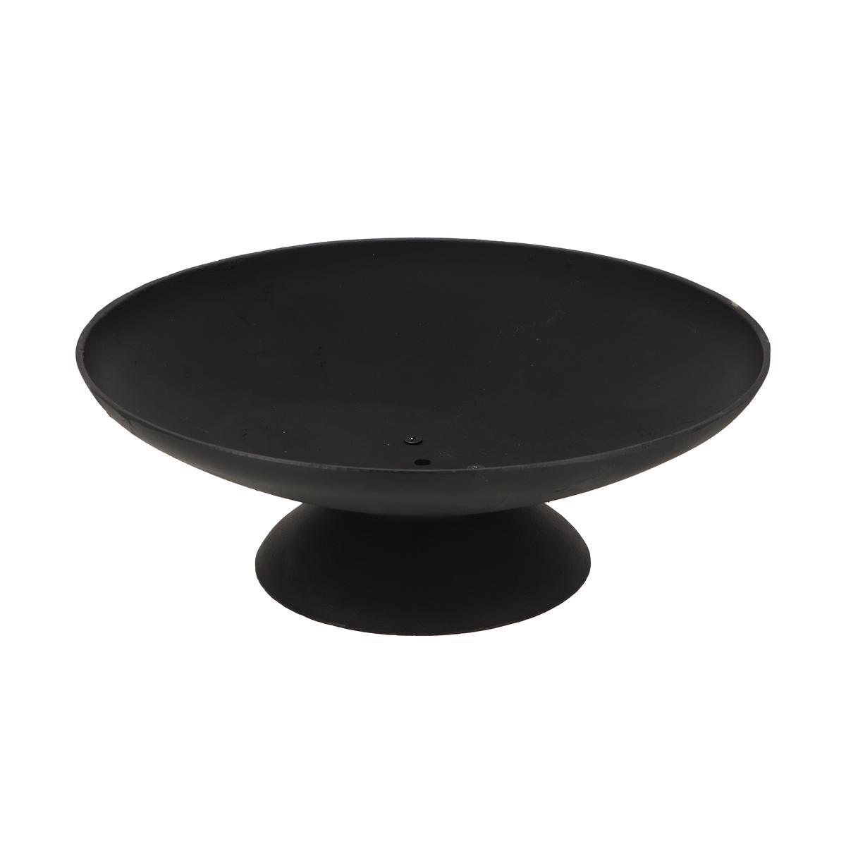Braciere da giardino esterno in ghisa nero rotondo 50cm