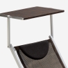 2 Lettini spiaggia mare prendisole alluminio Santorini Limited Edition Caratteristiche