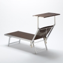 2 Lettini spiaggia mare prendisole alluminio Santorini Limited Edition Catalogo