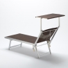 2 Lettini spiaggia mare prendisole alluminio Santorini Limited Edition Catalogo