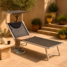 2 Lettini spiaggia mare prendisole alluminio Santorini Limited Edition Saldi