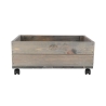 Fioriera per piante in legno FSC con ruote 59x39,2x25,2cm Offerta
