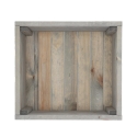 Fioriera in legno con ruote per terrazzi e giardini 38,5x35,5x25cm Sconti