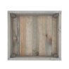 Fioriera in legno con ruote per terrazzi e giardini 38,5x35,5x25cm Sconti