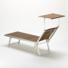 4 Lettini spiaggia mare prendisole in alluminio Santorini Limited Edition Catalogo