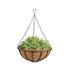 Cesto sospeso con catenella e vaso in cocco 35cm Offerta