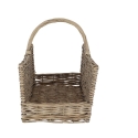 Cesto portalegna in midollino con manico 45,8x36x51,5cm Catalogo