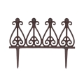 Recinzione bordura per aiuole in ghisa decorativa 38cm Promozione