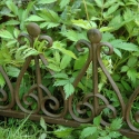 Recinzione bordura per aiuole in ghisa decorativa 38cm Offerta