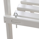 Etagere scala portavasi 2 scaffali in legno bianco Saldi