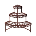 Etagere scaffale portavasi angolare da esterno giardino 3 ripiani Promozione