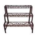 Etagere scala portavasi a 3 ripiani in ghisa da esterno Promozione