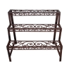 Etagere scala portavasi a 3 ripiani in ghisa da esterno Promozione