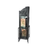 Etagere angolare richiudibile a 3 ripiani in ferro Stock