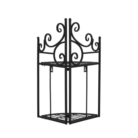 Etagere da parete angolare mensola a 2 ripiani richiudibile Promozione