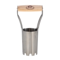 Foraterra piantatrice per bulbi fiori in acciaio inox manico in legno Promozione