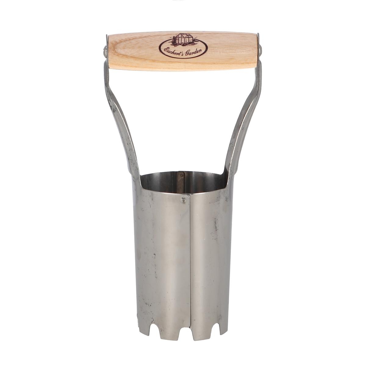 Foraterra piantatrice per bulbi fiori in acciaio inox manico in legno Promozione Foraterra piantatrice per bulbi fiori in acciaio inox manico in legno Promozione