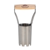 Foraterra piantatrice per bulbi fiori in acciaio inox manico in legno Promozione