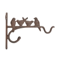 Supporto da parete per vasi in ghisa design con uccellini Promozione